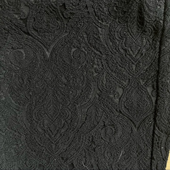 MNG Suit Pant Embroidery Floral Overlay Skinny Bottoms Size 2 - Picture 3 of 8